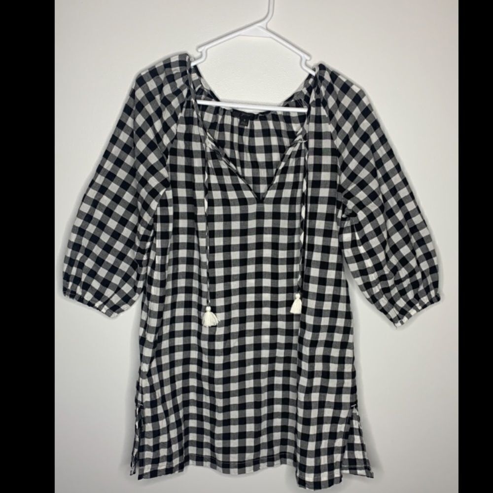 J.Crew Buffalo plaid tunic  Small